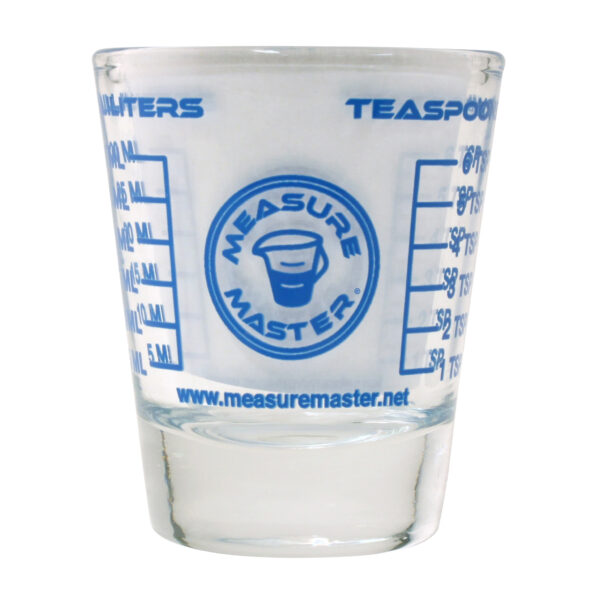 Sure shot measuring glass